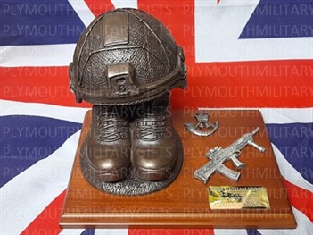 Rifles Regiment Boots and Virtus Helmet